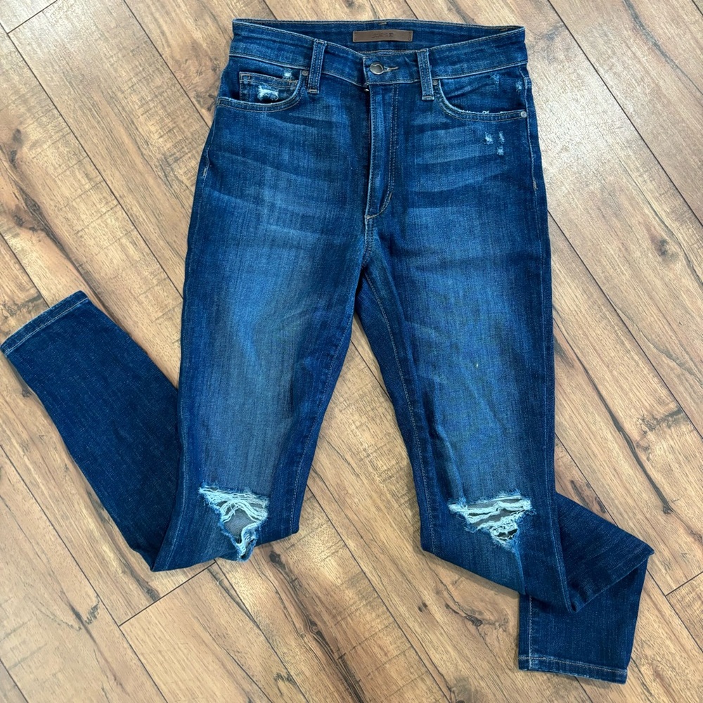 Joe’s Jeans Distressed High Rise Skinny Ankle Jeans Size 26